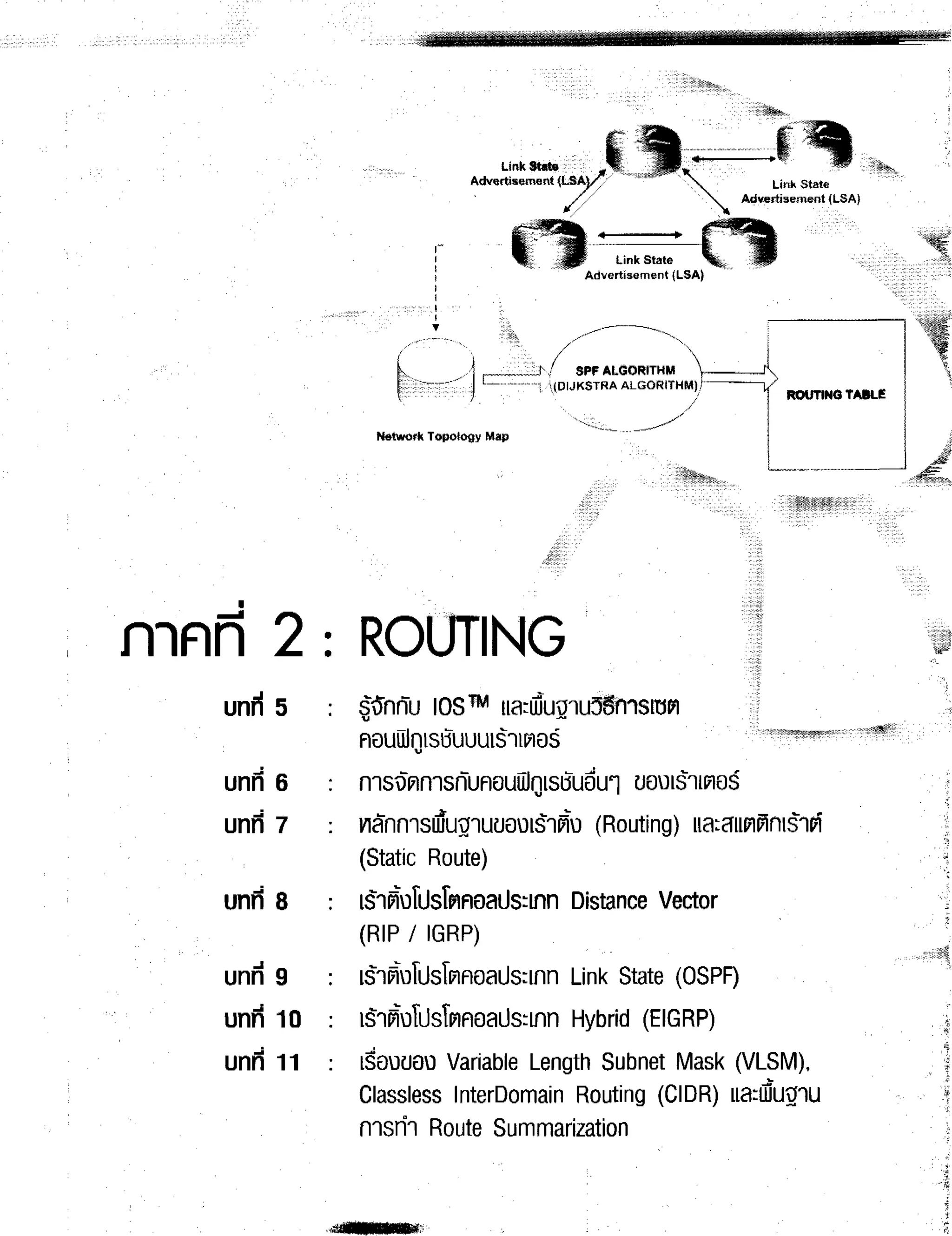 r ,tilitllflhi,",,
.
i@
Linkllr'rc
,* ffi-t '*
-e
Advertisemnt (Lst},/
 Link statc
{ 
Advertisement{LsA}
nlnri 2: ROWING
rll
tiil
unfr
s
unrio
uniiz
unii g
unfr
g
unfrto
unfitr
nrsoln
nmnlu
noufif
qrsu]ud
u1 uou
tsitno
s
nah
nrsrilugruuou
rslr
fiiu(Ro
uti
ng) ra:arn
Hnr$rpi
(Static
Route)
rsimluluslfl
663[g:u'lr1
Distance
Vector
(RrP
/ IGRP)
rslrmluTUslmnoaUs:nn
LinkState
(OSPF)
rsimruTUslmRoads:nn
Hybrid
(Etc
RP)
rdouuou
Variable
Length
Subnet
Mask
(VLSM),
Classless
InterDomain
Routing
(CIDR)
rta:tnl'ryru
ntsrirRoute
Summarization
'rili$nm.,
,,t't*t*o'", 1r'r114ffii
L*-----..n.,/,r, o.*o*,r"u 
J
'--.-- -r !(DUK$rRAALG0RITHM)
W
'n,
T!
V
. i i - I
(
llh".
flir li::-*--
l i i i l , '
Hohrork Topology Msp
rirlo
Iiit
tii
tiil
!ilil
q-f,nniu
l0STM
ra:rllililT
uS$nrsrurt
nou[lQrsu]uuur$lrnos
' l
lilffi
rl
I
:i
L
.:
fl
I
',
*dmr
 