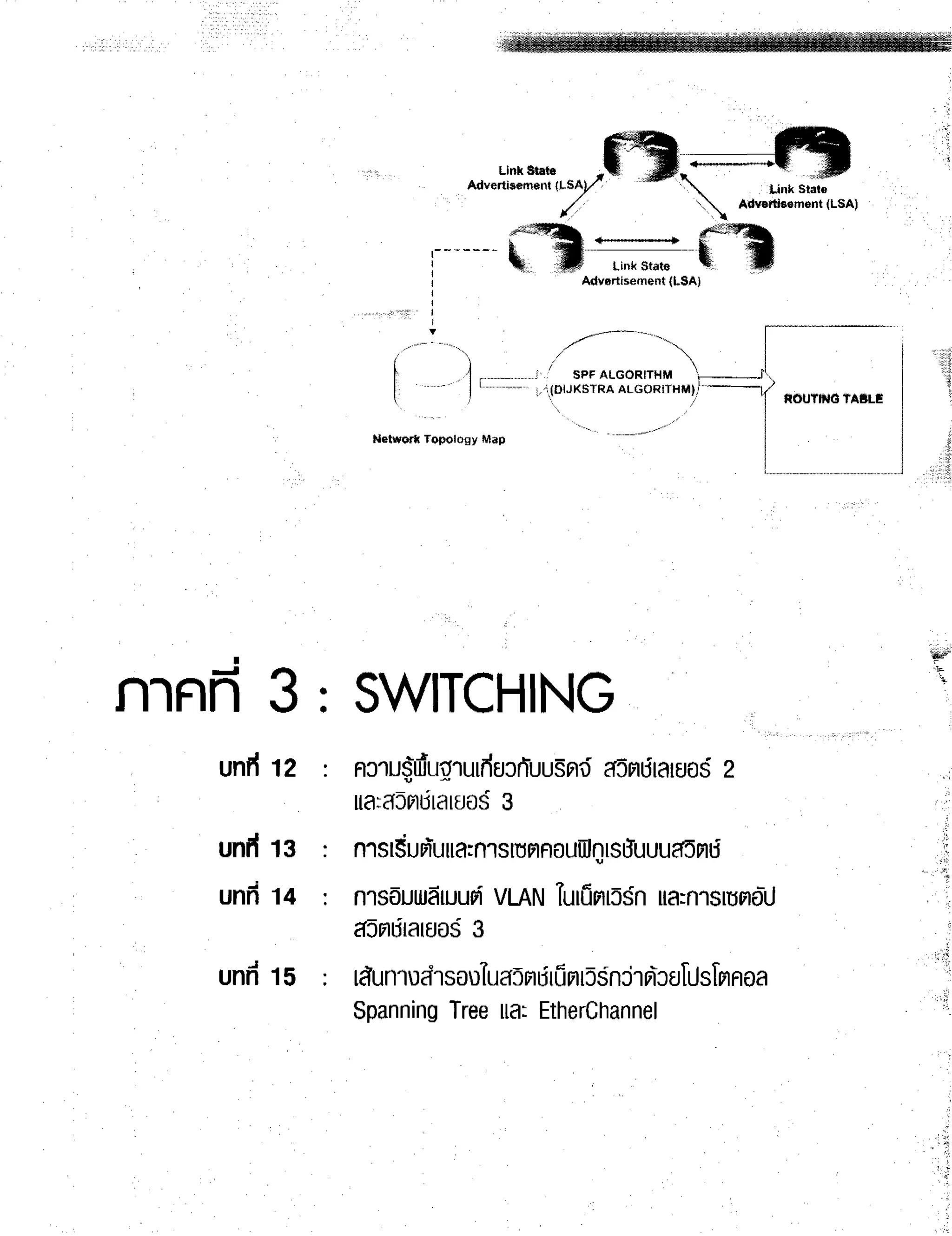 **l::l*'ffrrrtt--kffi
/,
' Advoillaoffidnt {LSA)
ffim: trTffi
Advortisement{L$Al
NotworkTopology Map
nlnn 3: SWITCHING
unfr
ts :
unfita :
unfr
ts :
t - *
* - * - '
&#
unfrte ' nruslfuorurdurfiuuSrro
ffindraruos
Z
ta:aSndraruos
3
nrst$u
riu
rra:n'l
stu
Fl
R
ouilqrs
rlu
uu
a5
nd
nrsOuudruus{
vLAN
Turfrnro$n
ra:nrsffimo-ij
ffimdraruo5
3
HunrudrsouTuarm
drfi
m
rJsniT
n-ru[Jslm
naa
Spanning
Tree
ua:EtherChannel
,l',r
1i
't
,i
1r
];
 
