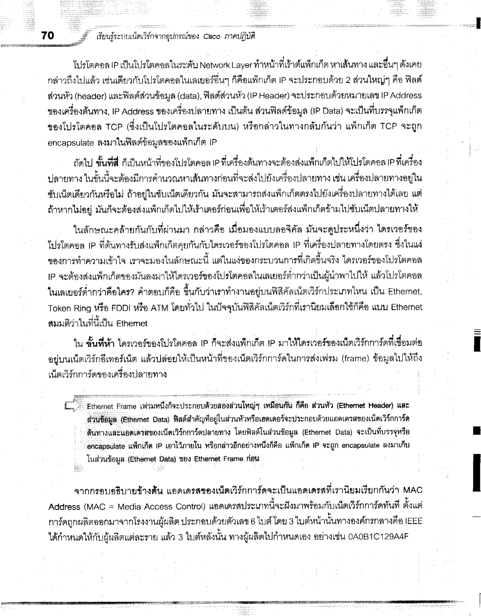I
70,dfl risufivrrrlrfinrTdnrrnElJnrniza{cbco
ntnil'grtfr
thrr r rrrh lrrdifdtsr{rffi WMMMSdiiillNlr'
hlrTBrnroa
tprfluTr.lrTmnron-lurynTr
Network
rayerdrufirffrTrpiufinrfrn
nrtffuvr't*nrdu1d'o,n
a
nsimfi,:tilrfirniurfisrf,iTr-lrtmnonlurnruafEul
fffioufinrffm
lPsvilrvnolfrQfl
z r{'tuluqj1
6of,lnni'
d,tutar
(header)
rrnrflaBid,ru{or;a
(data),
frlnpidlufir
(lPHeader)
qvilrvnorfr't€J1,tu1EJtafl
lPAddress
ra'iteffio{fr'uyn.r,
tpAddress
ro'rrprBo{ilnlflvn.r
rflufr'u
r{ruf,lnr{'{arga
(lPData)
nrrflufirr4ufinufin
ro'ililr[Frnoa
Tcp (f irfluTilrTflnron'[urvrTrru)
raTonaireluvrr'inauflu'jr
*finrffm
TCPssfln
encapsulate
n'iilrlufiln
Fiioqnno+
ufintfimte
* u t & d 4 c c ' s r l q t ' < " - ( ' - - ' ^ '
Fra
rr-l
crur46r
nruuu#rfiro'iTilrTnnon
tpfrrprte'rfr'uvrr'iqvfr'a'id{rfinufiprhlh}TrjtlnF}€a
lPfitpr3o'i
ilarflilr'ilusYuflqyffa'ifinmdrurruurrdumr,rrisufiqvd'ihlfirnr?o'iilnrflil'r.r
trjumrto'iilnruvrr'raqjlu
qTrrlinrfieerTuutetil
firoqjluf,rlninrrdsrniu
fiuerfitilrtnr{'r*finrffmmr{trlfl-'irFrTo'iilnrflilr'itfrtnEr
uri
fit,lrntriaqjfiufrqs6'o'rd'i*finrfintrll#rHrrnro$riourfiohirflrunofld'ruv{nrffnfirlltrldlninrrlnrelmr{1#
'lud'nrcrurF]firari'unTrfir.iruil'r
nril.rdo ,iluuuo*,uu^oGn-n
rliusrqrJruvd'r'ir
tprrt'rofrol
T:lrTnnon
tpfifiuvn,rf,ir{rufinuinrqurTurTutBrrrtoflle'r}-lrTmnsn
tpfiirr?o':rlnrtJrr,:Tfiflmr'r
fi'llurr.i
ro,inrrvirnerur{r"lq
unsvilo{ludn,***f, uri"lu*'irotnrvr-LrunrrdrfrB,duqT'i
lprrteoftJo'iTilrTnnran
tpqrffo{s{.urffnrffHqo,r}.rTun'iilrtu''lrrrrrofito':Trlrlnlnsalurnrsofpirn,lrtflufril'rvrrtrlh1
116'rTr-lrTBtnron
a . J r d 4 s 4 C * '
'LurnrflofFtrn,j'rdo"[n:t
nrs]oLflFo
Tuflr:,jrrnr,ir'rruoqirufrlfrnTnuinrifnrltrmvrtuu
tfluEthernet,
Token
Rins
ulo root r,16o
Rrv Torrli'rtil
"lur1n1lTuf,ifrnTnurimuTfnfiurf,flillfion"lfrfifio
uul Ethernet
nlrfr 'irlufiflrflu Ethemet
lrrr,*rrdfilprlroftro.rTr-JrTmnroa
tpfrqyd{rufinu5pr
tpr:r'l#lprrtroflra'itfiprr4flnnrflprvirdeuFie
eqjruuinrriflndrvrofninr
u6',ril6ieErl#rflur.rrirdflo'iuinl14flnnrfprlunmc{'rtv,lrH
(frame)
fror;ntrJhfrfi.r
ufi
m
r4flnnrflorqo'i
rnrTs'iilnrfl
Tr.i
ll Ether|et
Fr:ame
rr^ltuud{ficv:Jrunoufirun*ldru1uqh
$rfigufi'tt
frfiodrur{r (Ethemet
H6ader)
llflt
ttffinqn (gtn"u".t
pata)find'dtrr*rudaqludrurirrn5orafltna{qvilrrflflufi'ruuosrrsrrnzs.:uisrri{nnr{n
drrvrt,rrlnvilonrnrwfls{rfiflrfi{nnr{nilnrsnrt
lrrufind'ludrudoryn
(Ethernet
Data)
tvtflufiu:rXnto
bocApgtlfutu
ufinrfin
tPrarl{nru'lu
nEsnsitdnodrtnfi,rfifio
ttfintffq
lPtu$nencapsulate
n,lurtfil
ludrutoqn trEtner,net
Df,tdr0.t Ethernet
Frame
rip:l{
srnnraLoErrH{r.ifiu$6fira?€{Tro.rrrinr4flnnrfrrq:rflu*ontnraffrmfl€Ju6flnrTu'jr
vRc
Address
(MAC
= Media
Access
Controt)
ltaamrnil?umvrf,qvf,.wrnForrTlrrimr4flnnrflprvrYufi
pfqrrri
nrflerqnzu6noonilrqrnlr'i'iru{2frn
ilrvno!fitad',:rnt
6'Lrnf,'Tns
e1L0i'1.4fir#um,lo,iFinrnnr'i6o
trEE
tfrritauprhfrnirfrzu6nrrurinrnu
*#,:g trpiran#u
vrr.rfrrlfinhJrilulrFrto'i
oeir'rtTiu
0A0B1c12sA4F
r*JA
I
=
I
I
 