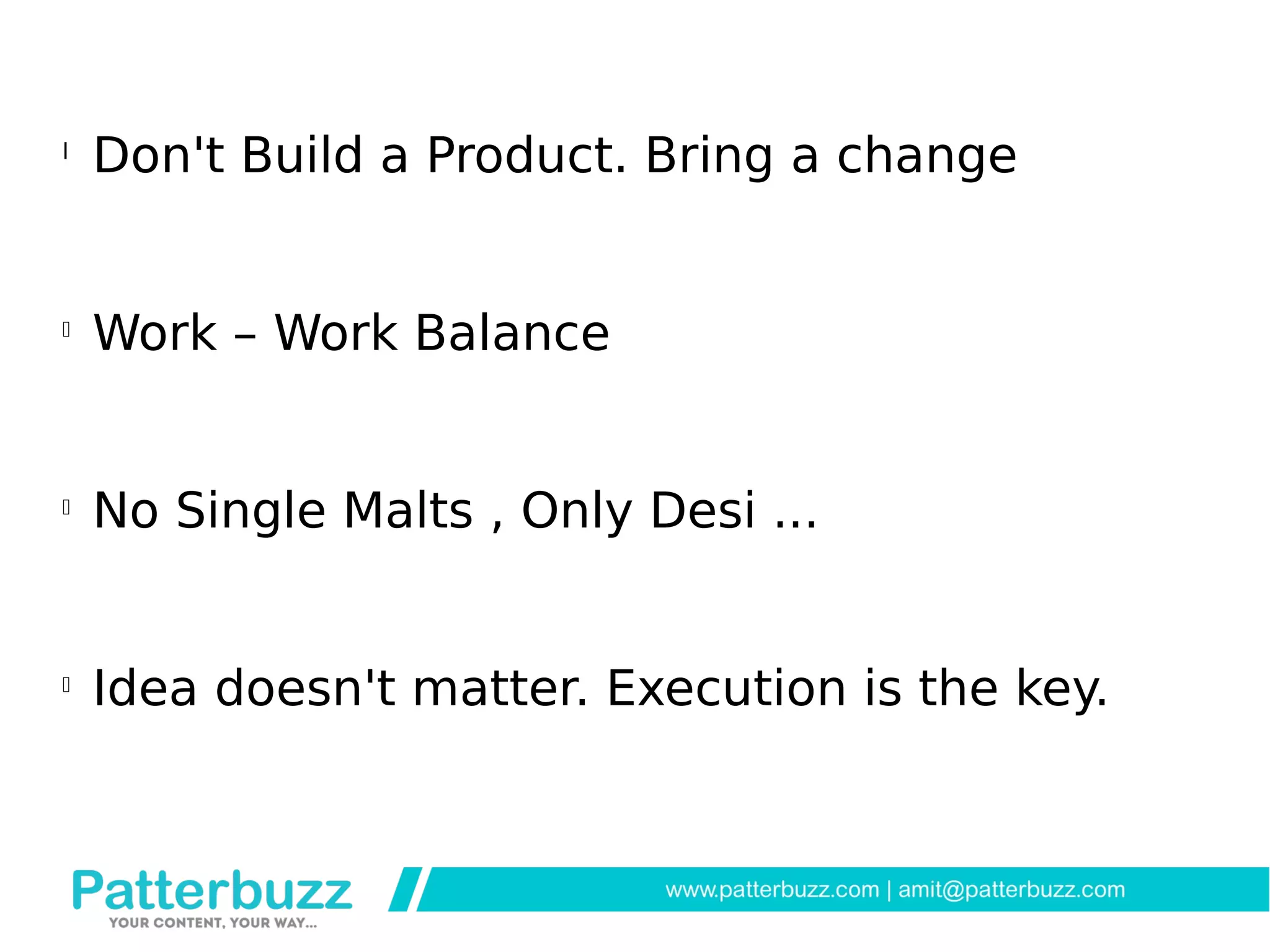 My Experience of Entrepreneurship shared with CISCO SPVTG New Initia…