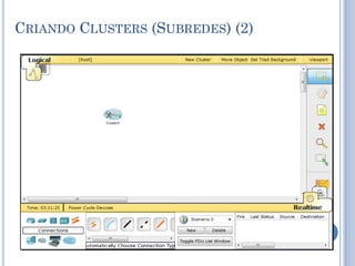 CRIANDO CLUSTERS (SUBREDES) (2)
 