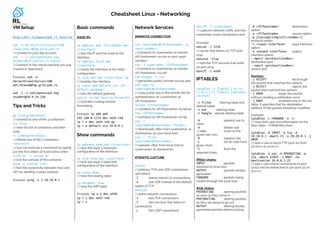 cisco packet tracer cheat sheet CISCOPT | PDF