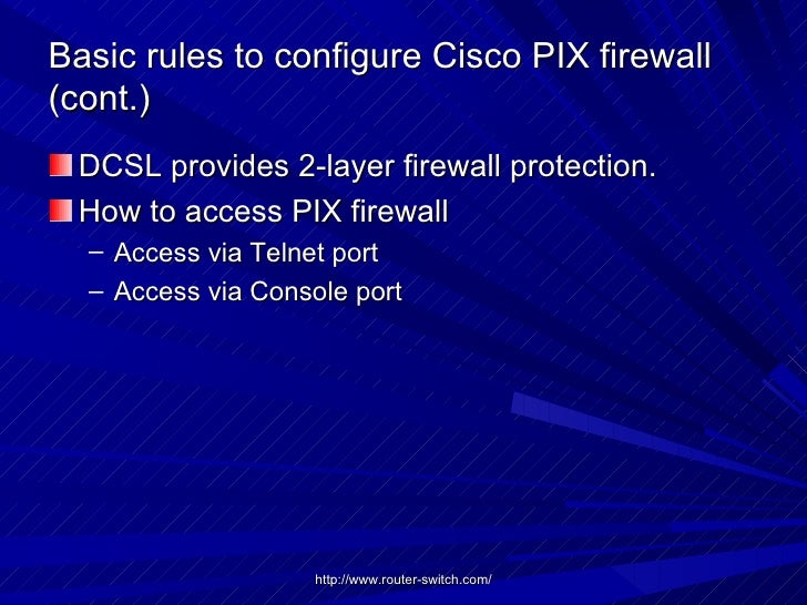 cisco pix firewall and vpn configuration guide version 7.0