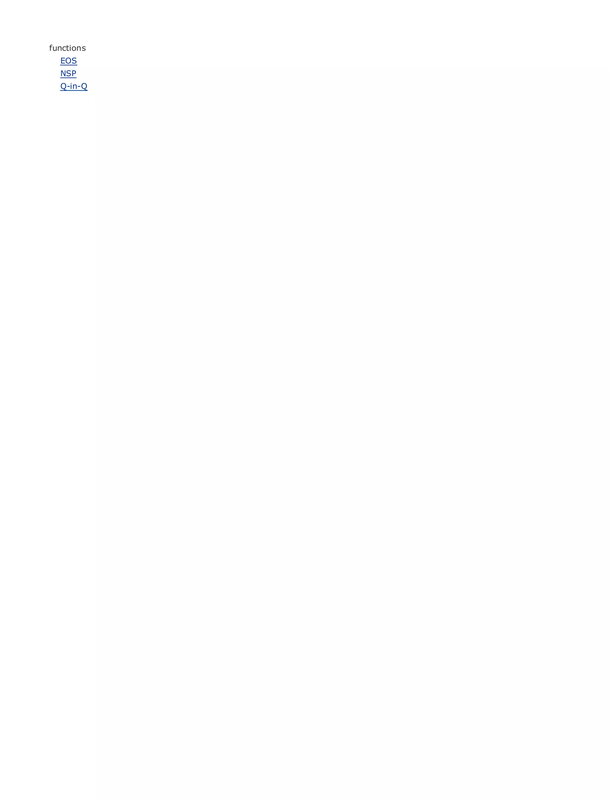 functions
    EOS
    NSP
    Q-in-Q




•                 Table of Contents
•                 Index
Metro Ethernet

BySam Halabi


     Publisher: Cisco Press
     Pub Date: October 01, 2003
           ISBN: 1-58705-096-X
          Pages: 240




The definitive guide to Enterprise and Carrier Metro Ethernet applications.


          Discover the latest developments in metro networking, Ethernet, and MPLS services and
          what they can do for your organization

          Learn from the easy-to-read format that enables networking professionals of all levels to
          understand the concepts

          Gain from the experience of industry innovator and best-selling Cisco Press author, Sam
          Halabi, author of Internet Routing Architectures

Metro networks will emerge as the next area of growth for the networking industry and will
represent a major shift in how data services are offered to businesses and residential customers.
The metro has always been a challenging environment for delivering data services because it has
been built to handle the stringent reliability and availability needs for voice. Carriers will have to
go through fundamental shifts to equip the metro for next-generation data services demanded
by enterprise customers and consumers. This is not only a technology shift, but also a shift in the
operational and business model that will allow the incumbent carriers to transform the metro to
offer enhanced data services.

Metro Ethernet from Cisco Press looks at the deployment of metro data services from a holistic
view. It describes the current metro, which is based on TDM technology, and discusses the
drivers and challenges carriers will face in transforming the metro to address data services.

Metro Ethernet discusses the adoption of metro Ethernet services and how that has led carriers
to the delivery of metro data services. With a changing mix of transport technologies, the book
then examines current and emerging trends, and delves into the role of virtual private networks
(VPN), virtual private local area networks (VLAN), virtual private LAN services (VPLS), traffic
engineering, and MPLS and Generalized MPLS (GMPLS).
 