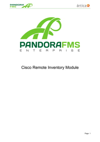 Cisco Remote Inventory Module
Page 1
 
