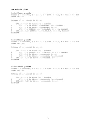 Cisco routingtable2 lookup | PDF