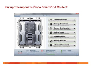 Как протестировать Cisco Smart Grid Router?
 