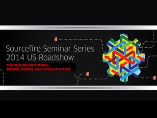 Sourcefire Seminar Series
2014 North American
Roadshow
 