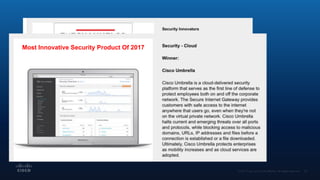Most Innovative Security Product Of 2017
 