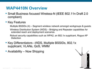 View of Cisco Small Business Wireless Portfolio | PPT