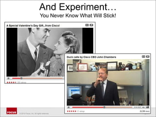 And Experiment…You Never Know What Will Stick!