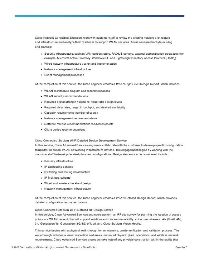 page 2 of 5 3 cisco network consulting engineers