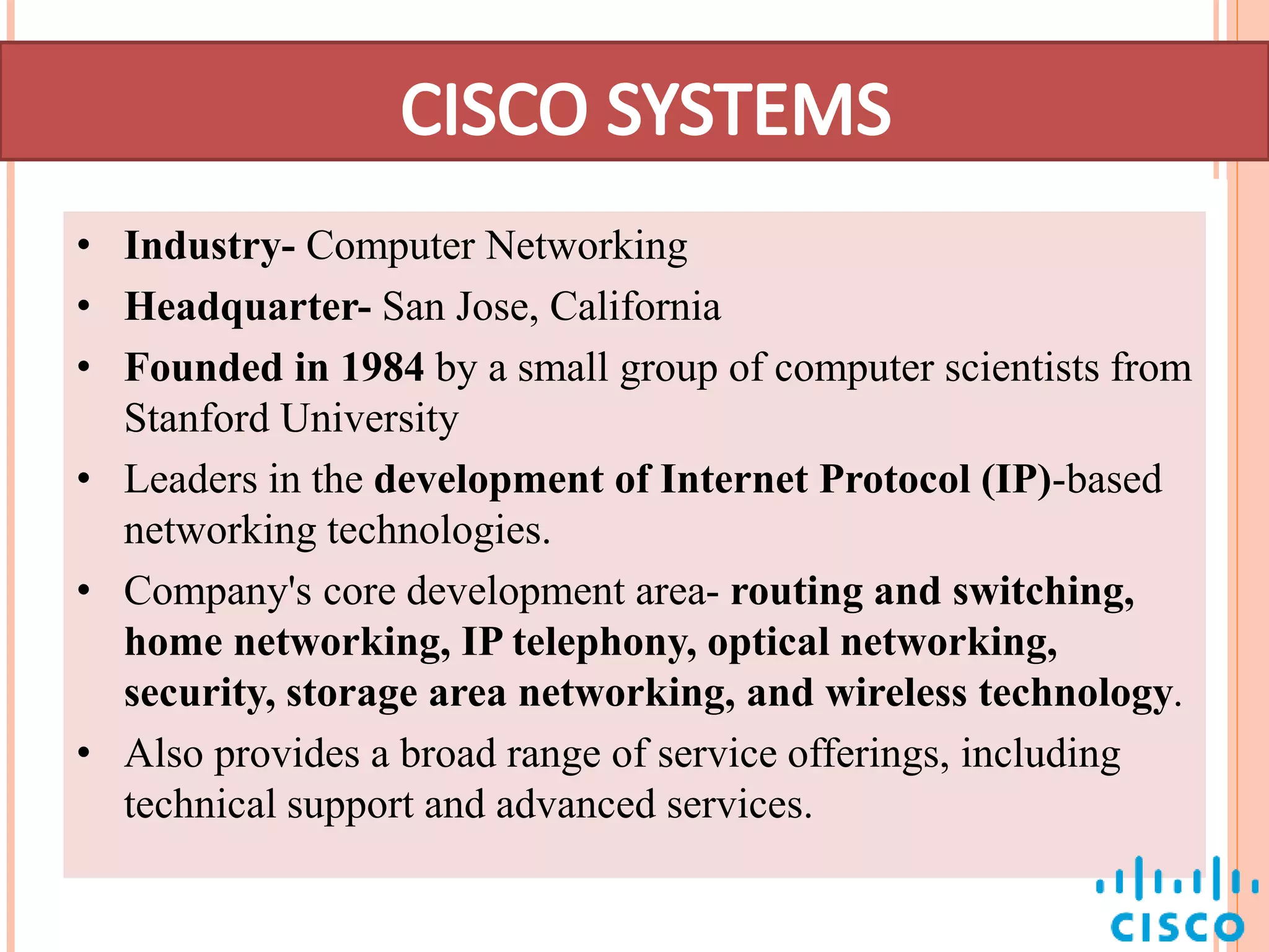 Cisco supply chain | PPTX