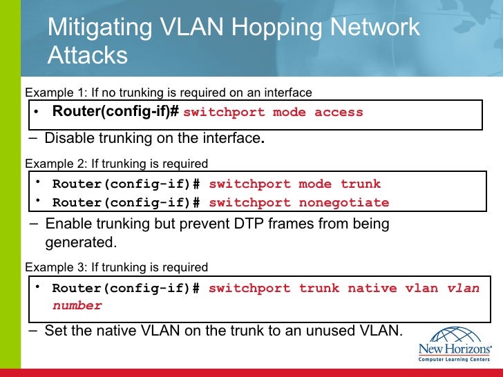 Cisco Switch Security