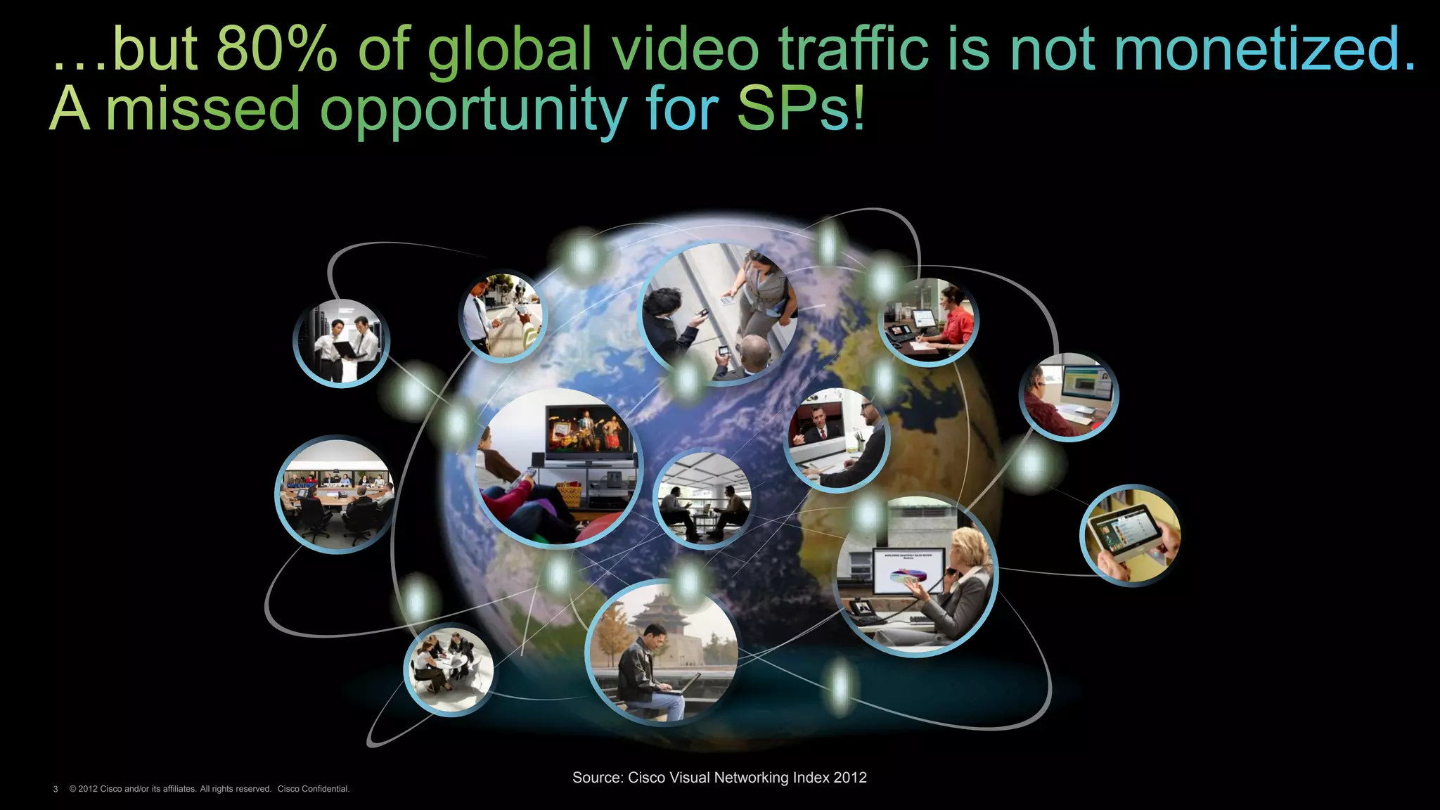 Source: Cisco Visual Networking Index 2012
3   © 2012 Cisco and/or its affiliates. All rights reserved. Cisco Confidential.
 