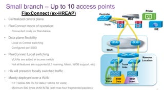 Cisco Unified Wireless Network and Converged access – Design session | PDF