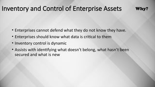 CIS Critical Security Controls Foundations of Cybersecurity.pptx
