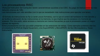 Cisc y risc | PPTX