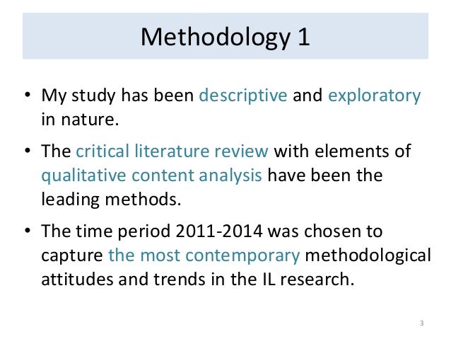 Meta synthesis method for qualitative research a literature review