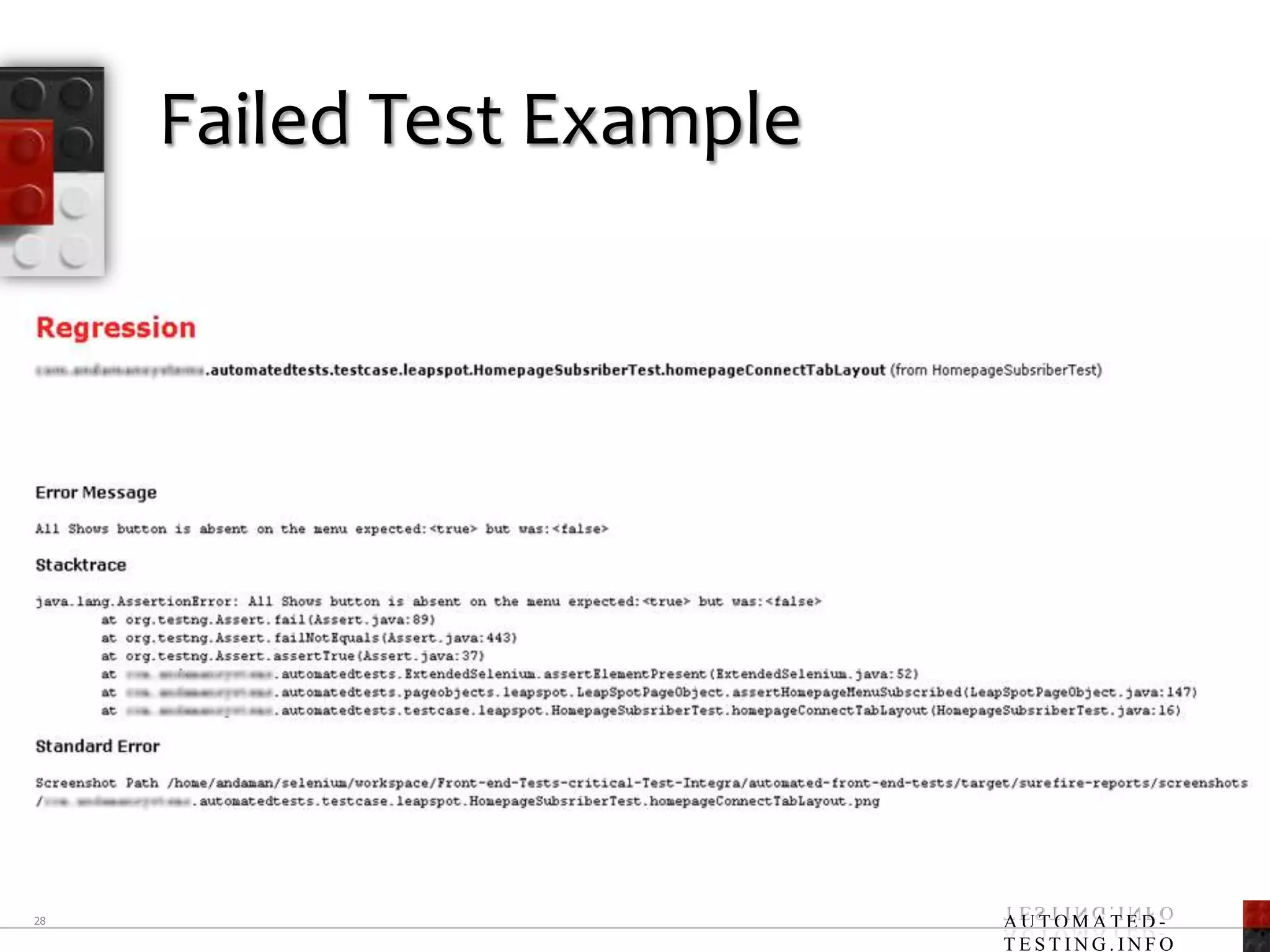 Failed Test Example28