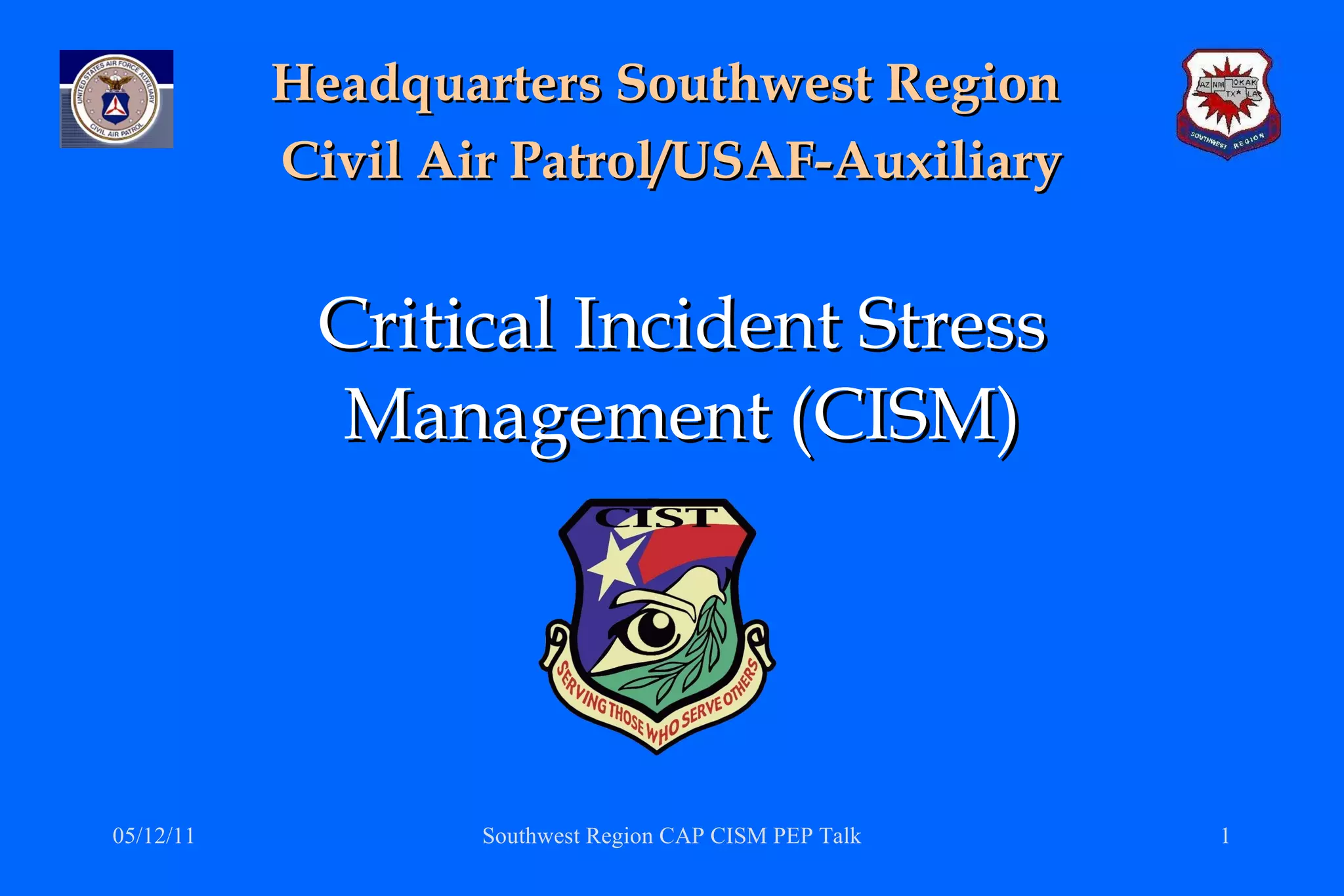 Critical Incident Stress Management | PPT