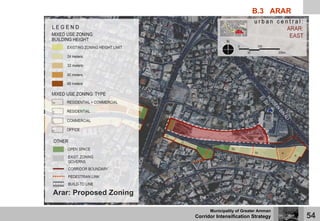 B.3 ARAR




Arar: Proposed Zoning

                              Municipality of Greater Amman
                        Corridor Intensification Strategy     54
 