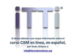 CISM online review course Spanish / Español (Intro)