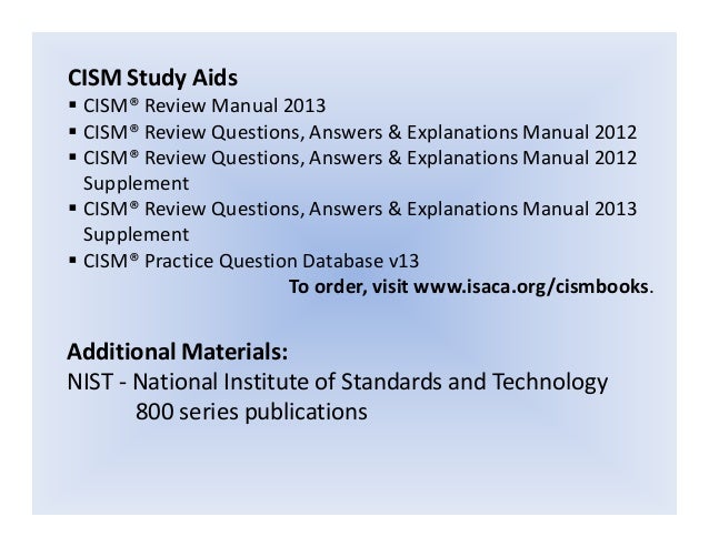 ZHP Download Cism Review Qae Manual 2013 Supplement By Isaca ePub