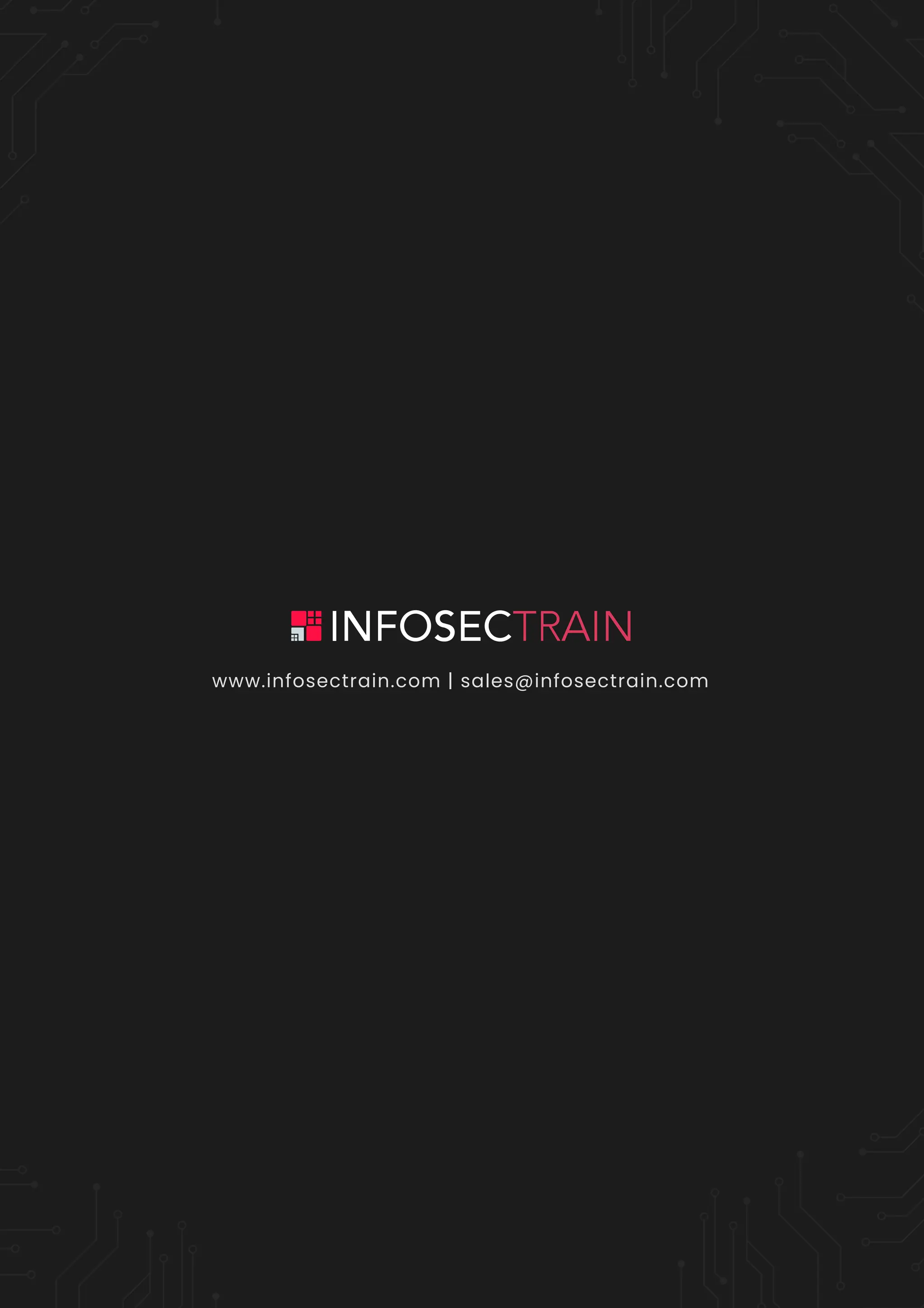 www.infosectrain.com | sales@infosectrain.com
 