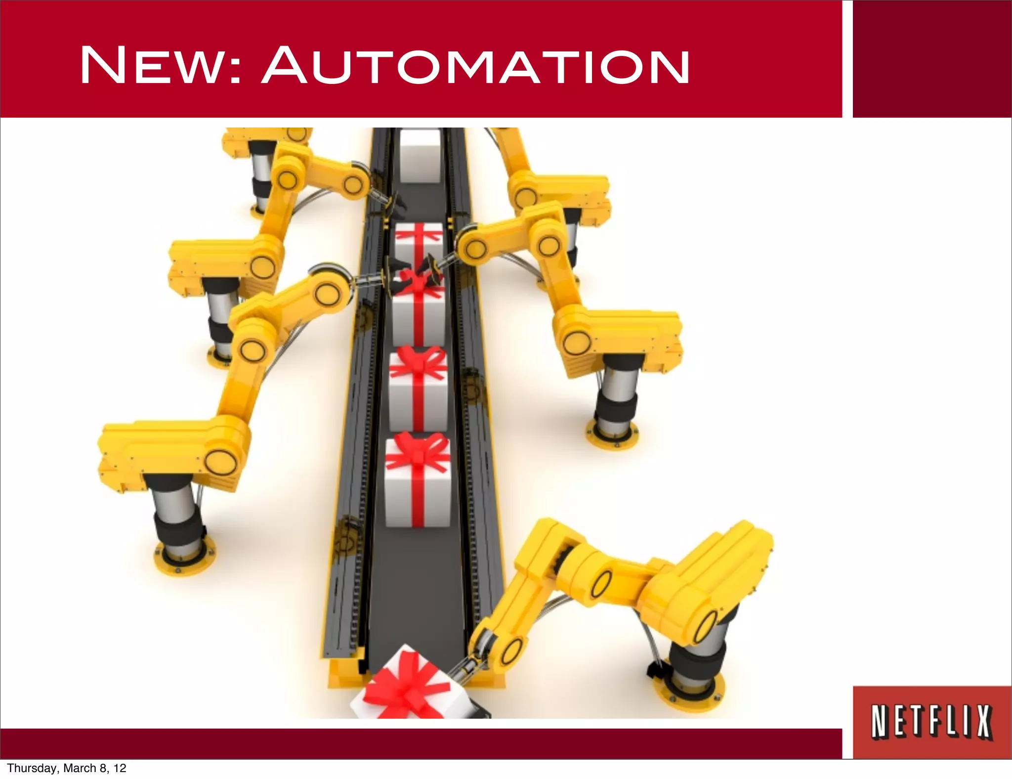 New: Automation




Thursday, March 8, 12
 