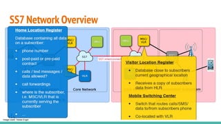 SS7 Network Overview
Image credit: Tobias Engel
 