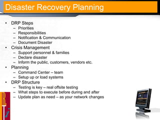 Drp Testing IT Business Continuity Planning 2004 | PPT