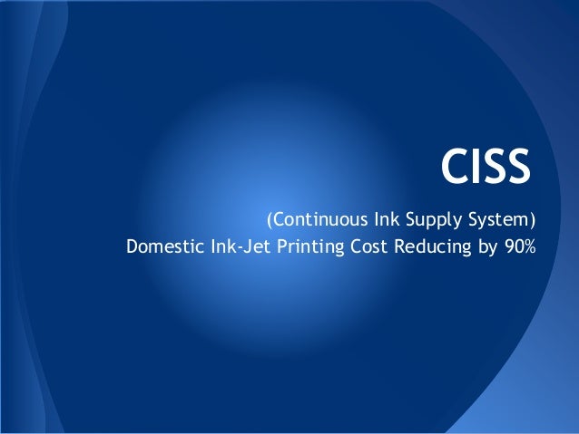 ciss continuous ink system