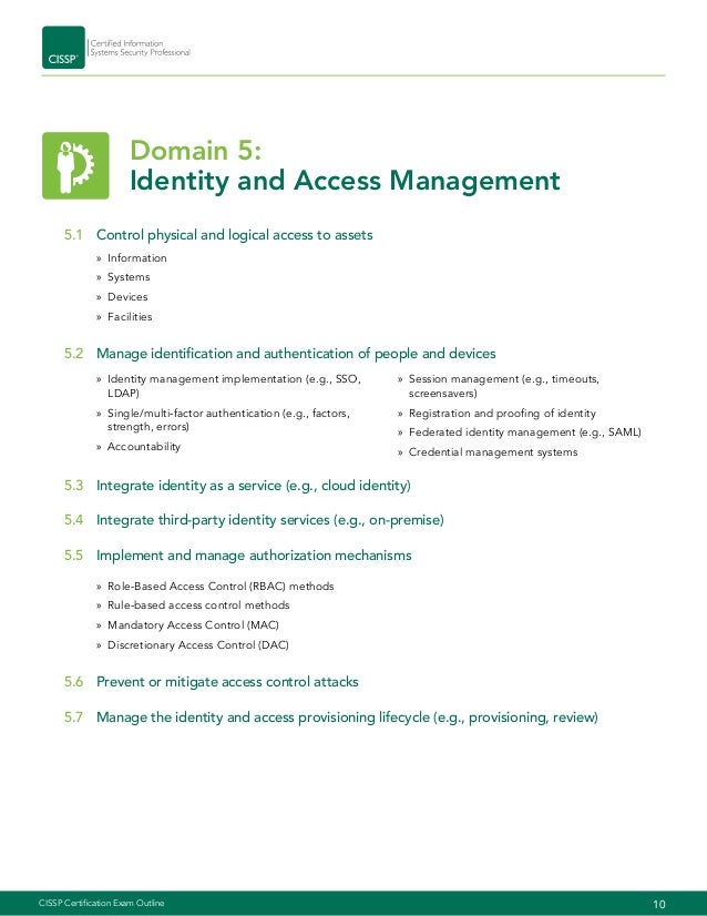 Cissp examoutline