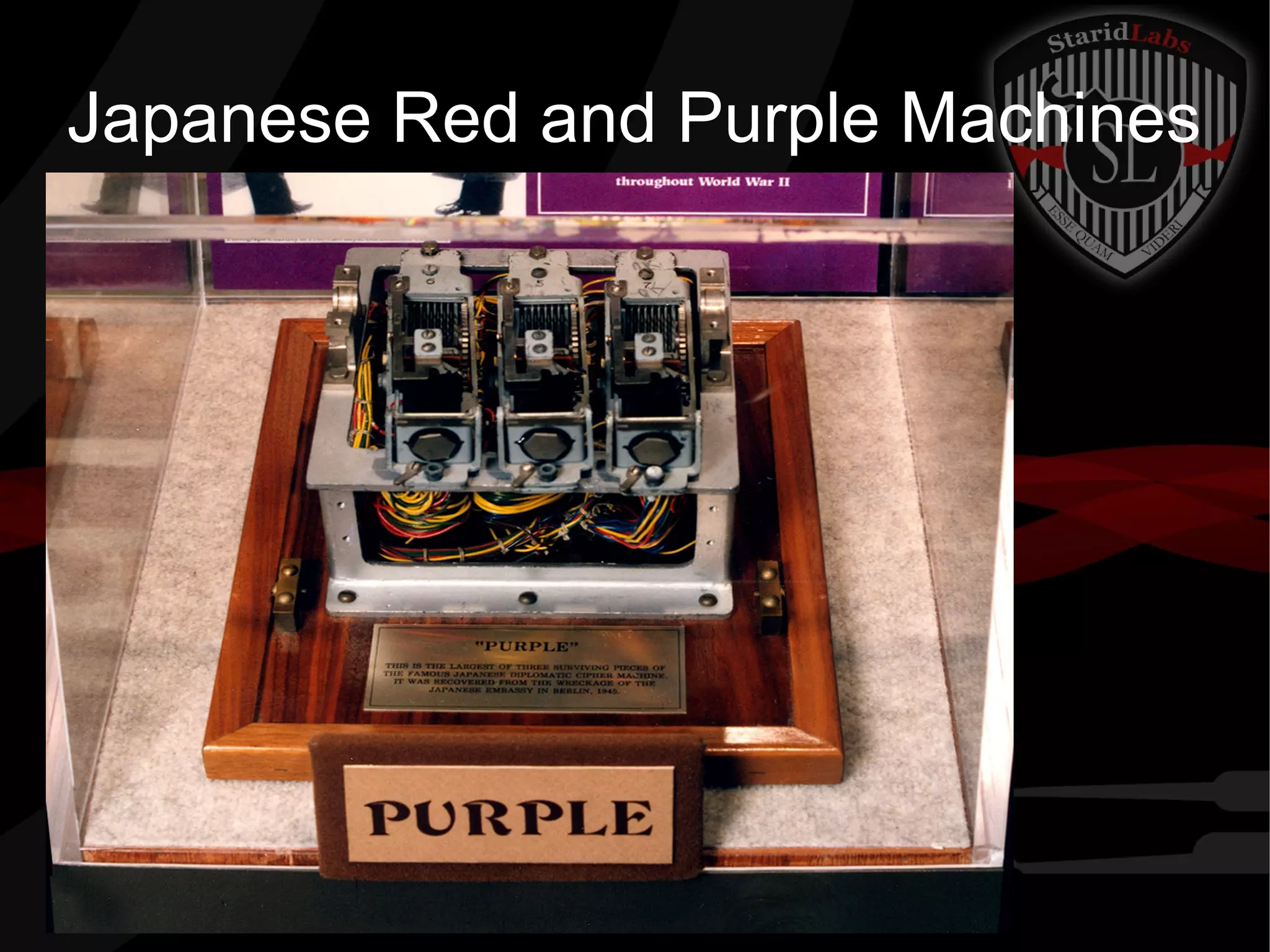 Japanese Red and Purple Machines
 