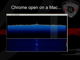 Chrome open on a Mac...

 