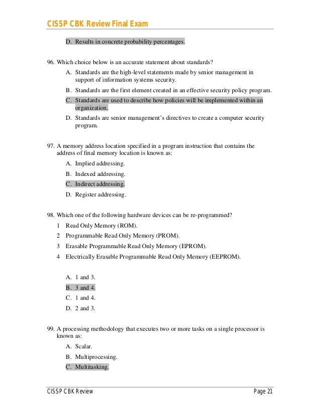 cissp cbk final_exam answers_v5 5 which of the following statements is not correct about how vpn communication works