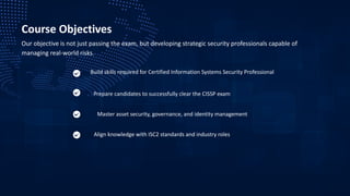 Isc2 Learning Objective CISSP Certification Overview: Security Leadership Path | PDF