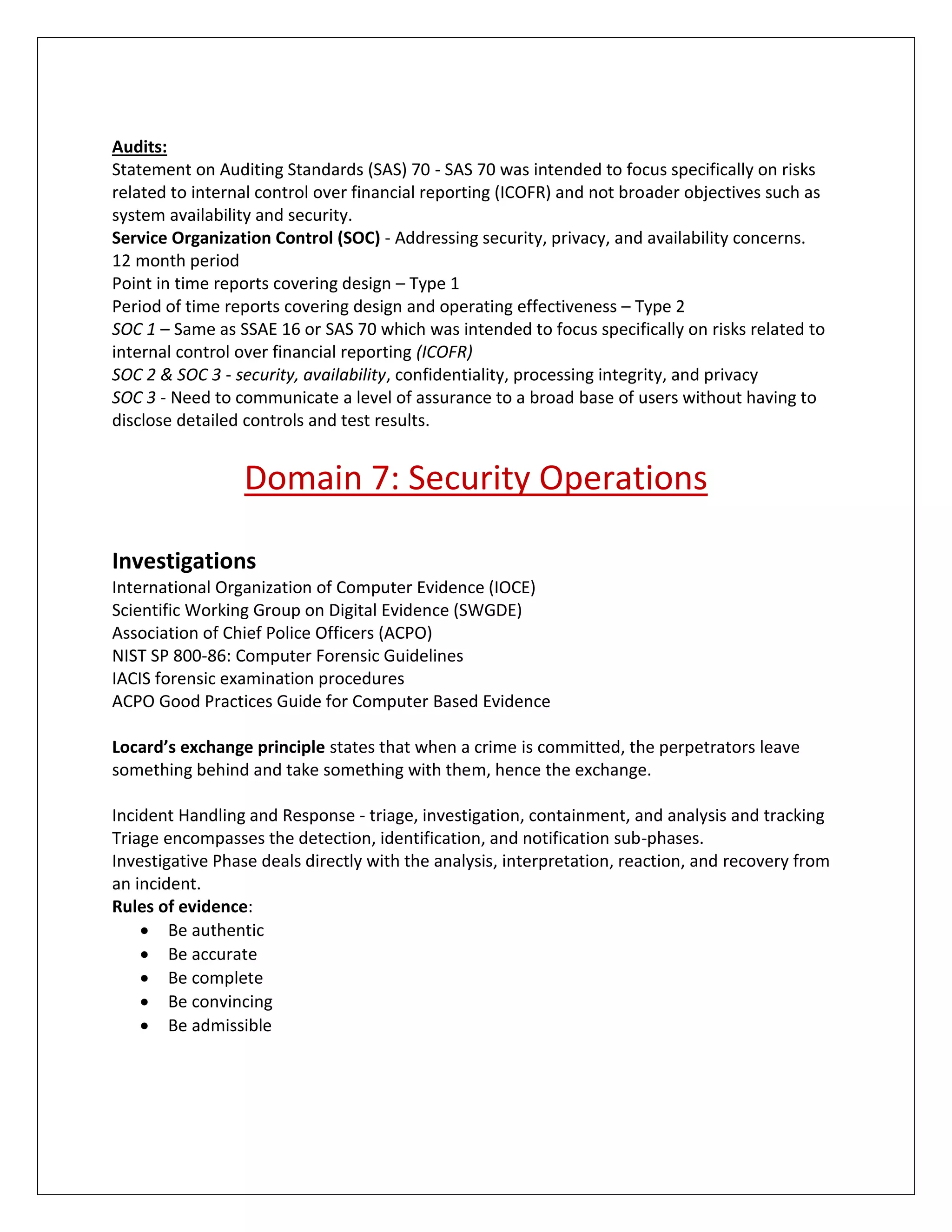 Cissp notes | PDF
