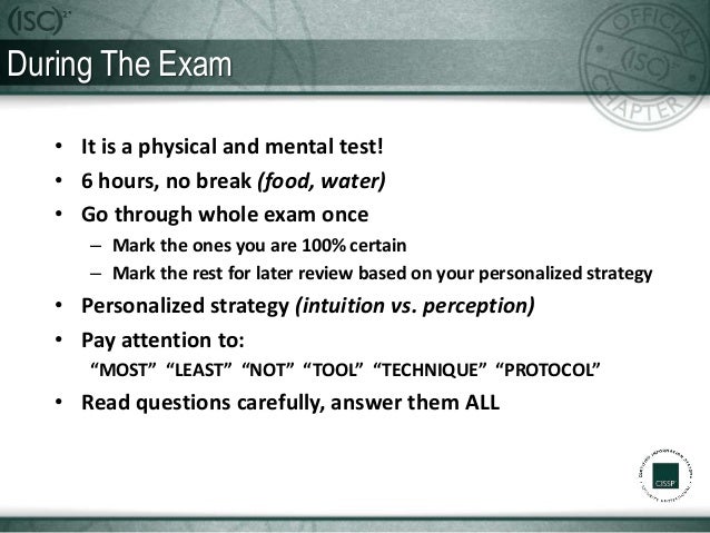 How To Prepare For The Cissp Exam