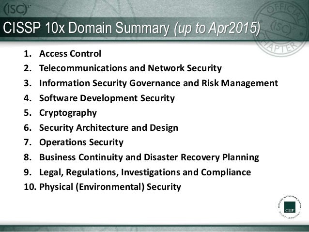 cissp domains