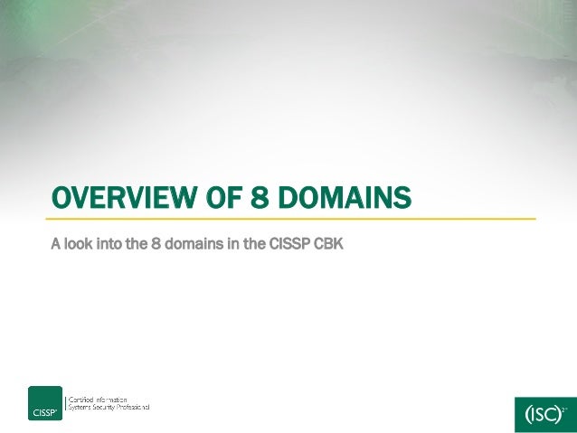 cissp preview for the next generation of security leaders cissp domains