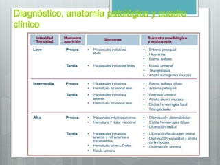 Diagnóstico, anatomía patológica y cuadro
clínico
 