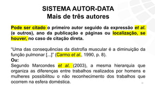 Citação ABNT contém informações sobre as citações | PDF