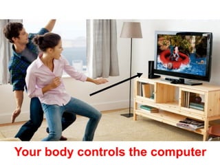 Your body controls the computer
 