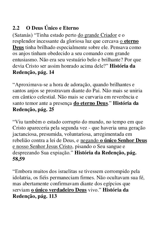 Citações de ellen g. white que o seu pastor não faz a Citações de ellen g. white que o seu pastor não faz a
