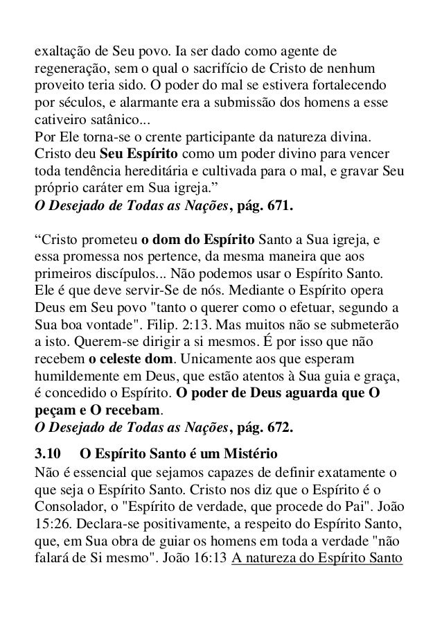 Citações de ellen g. white que o seu pastor não faz a Citações de ellen g. white que o seu pastor não faz a