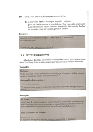 Citações em documentos ptcc