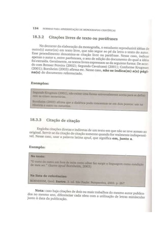 Citações em documentos ptcc