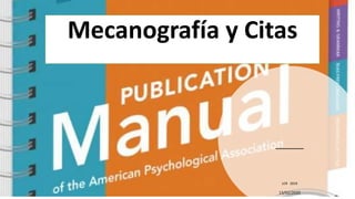 Mecanografía y Citas
13/02/2020
LCR 2019
 